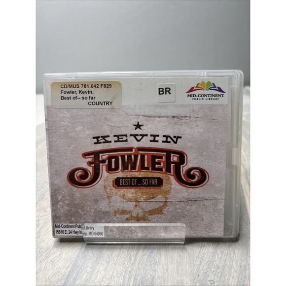 Kevin Fowler – Best Of… So Far (CD, 2010, Average Joe’s, Library Copy) - Picture 1 of 5